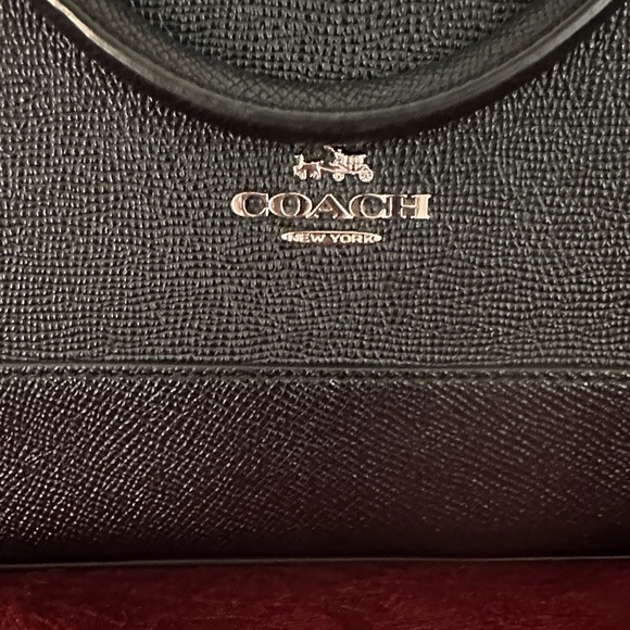 Coach Black Studded Satchel Bag - Picture 2 of 10